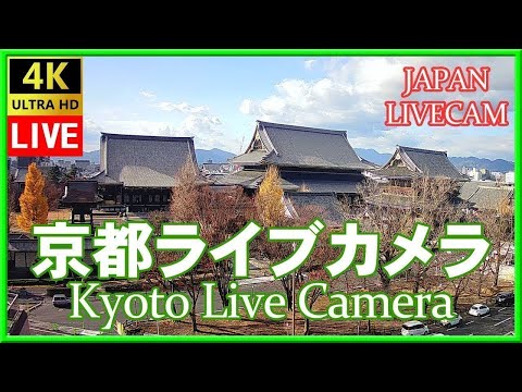 日本京都府-東本願寺-高角度全景