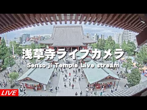 東京淺草寺本堂側內