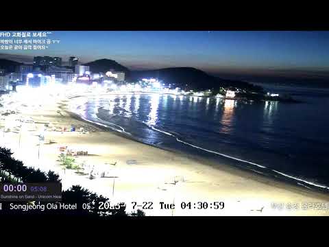 南韓-釜山松亭海水浴場,Korea (OLLA HOTEL)