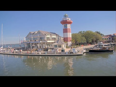 美國-南卡羅萊納,海松度假村港口鎮燈塔,Harbour Town Lighthouse