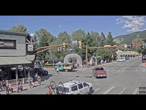 美國-傑克遜鎮廣場公園- Jackson Hole Wyoming USA Town Square