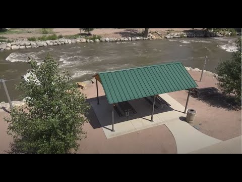 美國-科羅拉多州卡農城-百年紀念公園Centennial Park,Arkansas river