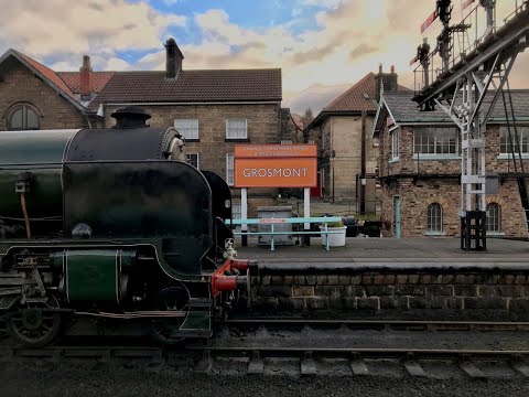 英國-北約克郡沼澤鐵路 (NYMR) 格羅斯蒙特站