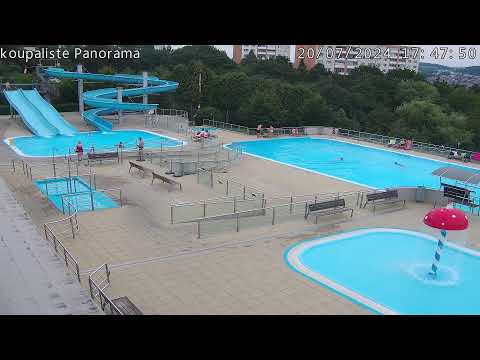 捷克-茲林戶外游泳池Panorama swimming pool