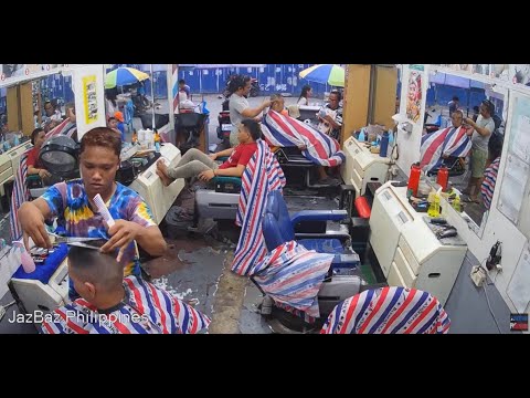 菲律賓-達沃市阿格道理發店內 Dodong Barber Shop