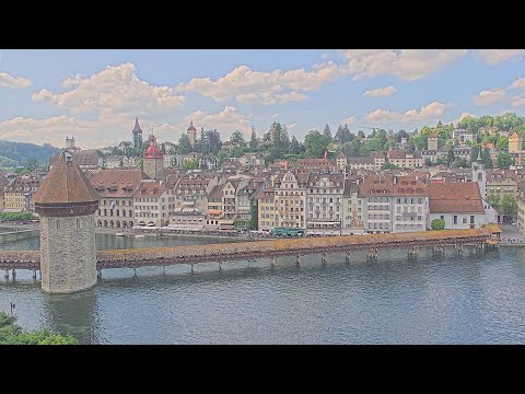 瑞士-羅伊斯河,Luzern,Seebrücke橋🔄